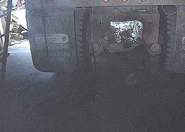 trailer hitch welded to a vehicle