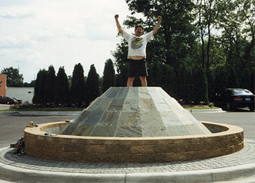 completed custom pond