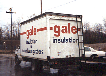 ladder accessing the top of a box truck