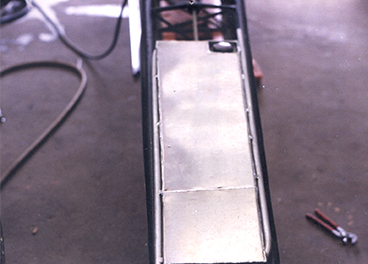20-gauge aluminum fuel tank