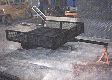 fabricated golf cart trailer