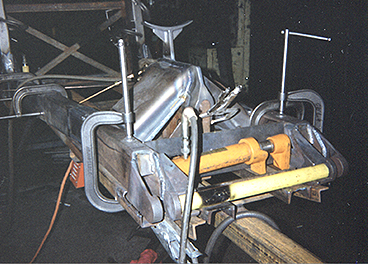 Patriot Missile transfer arm fabrication